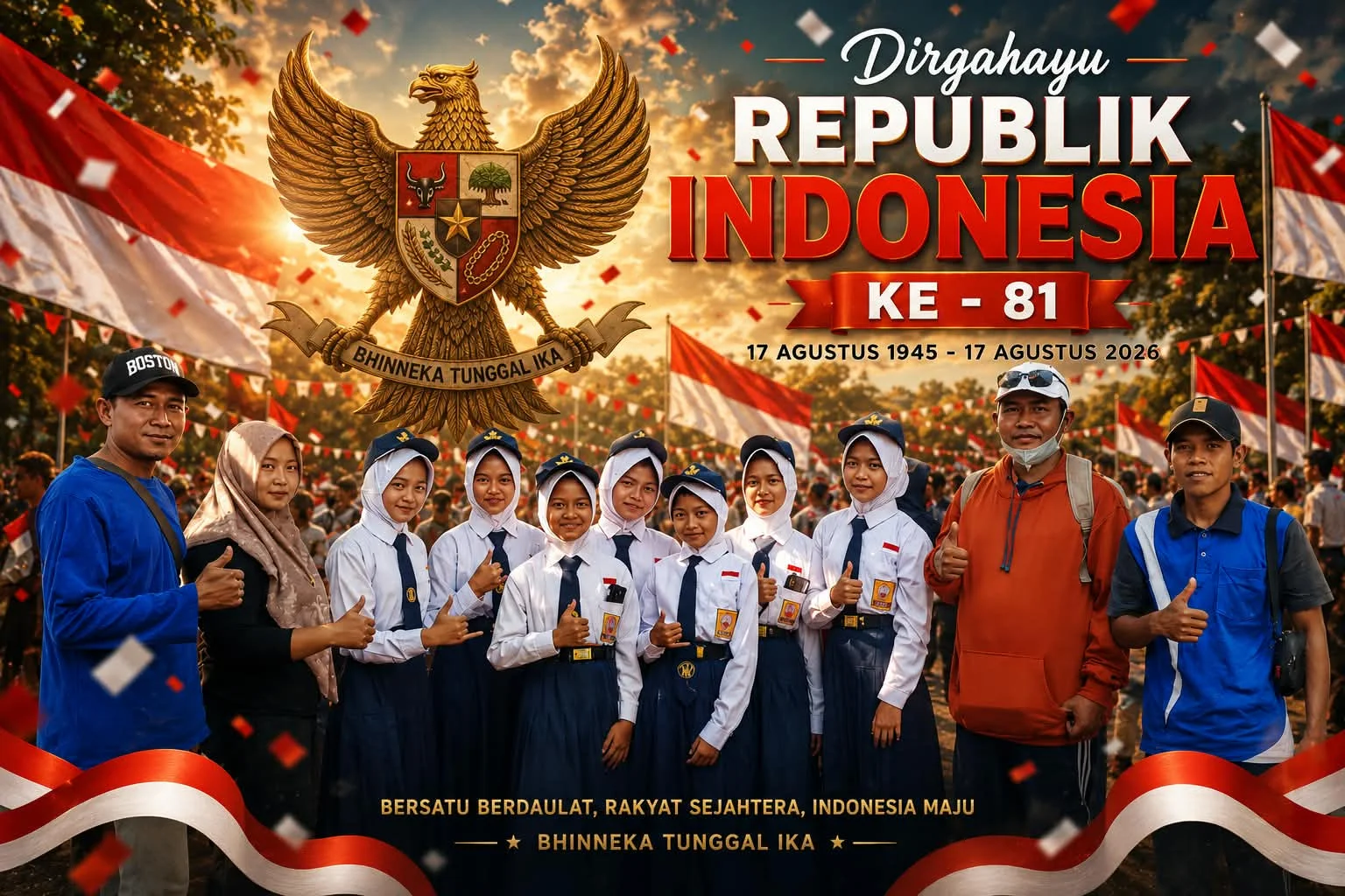 Dokumentasi Lomba Gerak Jalan HUT RI ke 81