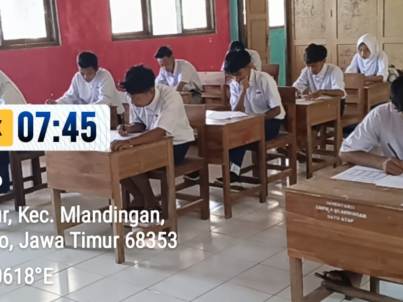 SMPN 4 Mlandingan Satu Atap Laksanakan SAS Genap Kelas IX Tahun 2026